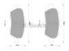 BOSCH 0 986 AB1 153 Brake Pad Set, disc brake